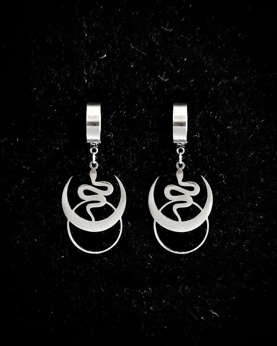 MOON SNAKE Earrings