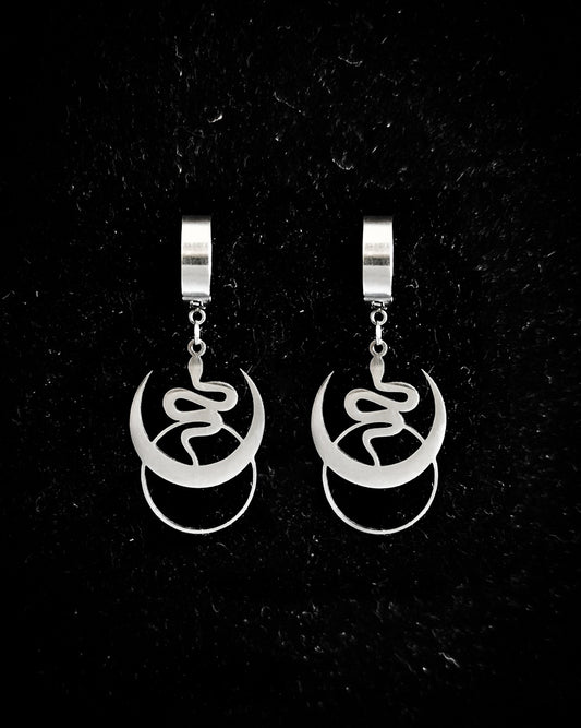 MOON SNAKE Earrings